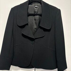 Linda Allard Ellen Tracy One Button Blazer Size 10